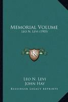 Memorial Volume