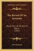 The Record Of An Aeronaut