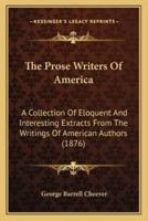 The Prose Writers Of America