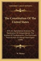 The Constitution Of The United States