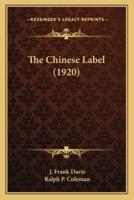 The Chinese Label (1920)