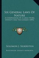 Six General Laws Of Nature