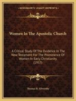 Women In The Apostolic Church