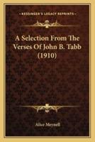 A Selection From The Verses Of John B. Tabb (1910)