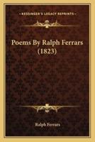 Poems By Ralph Ferrars (1823)
