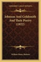 Johnson And Goldsmith And Their Poetry (1922)