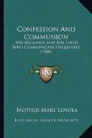 Confession And Communion