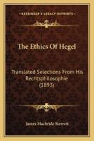 The Ethics Of Hegel