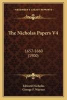 The Nicholas Papers V4