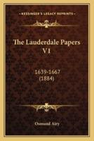 The Lauderdale Papers V1