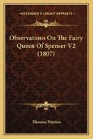 Observations on the Fairy Queen of Spenser V2 (1807)