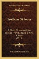 Problems Of Power