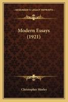 Modern Essays (1921)