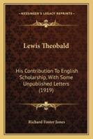 Lewis Theobald