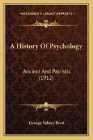 A History Of Psychology