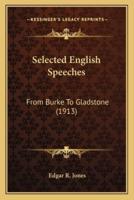 Selected English Speeches