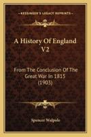 A History Of England V2