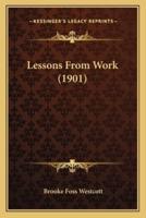 Lessons From Work (1901)