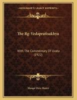 The Rg-Vedapratisakhya