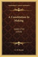 A Constitution In Making