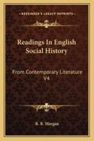 Readings In English Social History