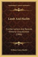 Lamb And Hazlitt