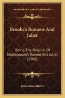 Brooke's Romeus And Juliet