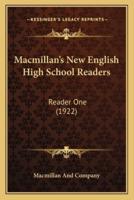 Macmillan's New English High School Readers