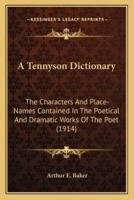 A Tennyson Dictionary