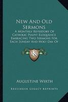 New And Old Sermons