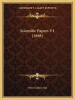 Scientific Papers V1 (1898)