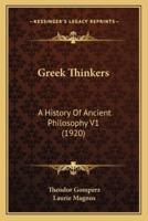 Greek Thinkers