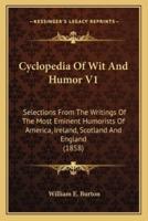 Cyclopedia Of Wit And Humor V1