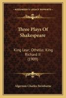 Three Plays Of Shakespeare