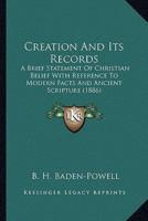 Creation And Its Records