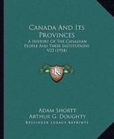 Canada And Its Provinces