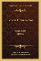 Letters From Samoa