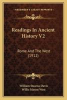 Readings In Ancient History V2