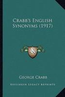 Crabb's English Synonyms (1917)