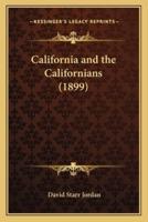 California and the Californians (1899)