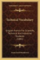 Technical Vocabulary