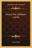 Poetry For Children (1879)