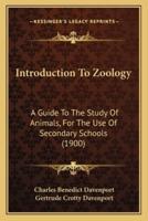 Introduction To Zoology