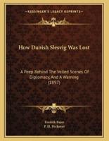 How Danish Slesvig Was Lost