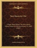 New Haven In 1784