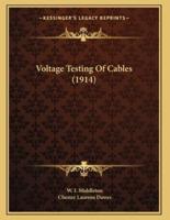 Voltage Testing Of Cables (1914)