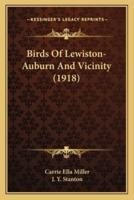 Birds Of Lewiston-Auburn And Vicinity (1918)