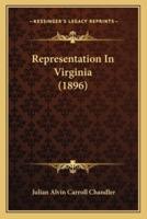 Representation In Virginia (1896)