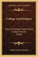 College And Religion