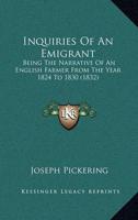 Inquiries Of An Emigrant